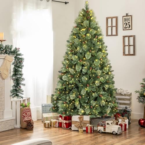 5ft Pre Lit Carolina Pine Christmas Tree