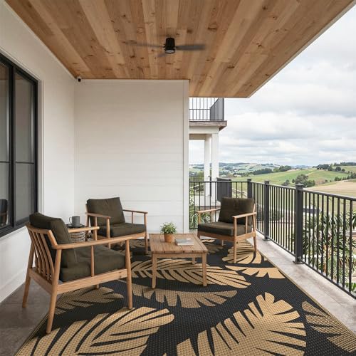 Outdoor Rug Waterproof Plastic Rugs for Patio (54 Sq Ft)
