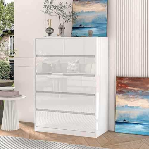White Malm Dresser for Bedroom