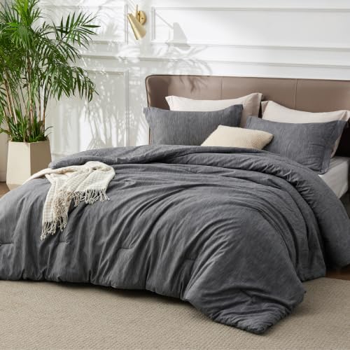 Dark Grey Oversized King Comforter Set