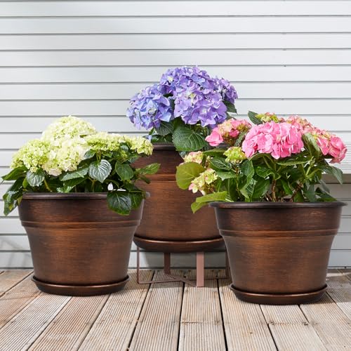 Plant Planters Pots Set of 6 Pack 6 Inch (6 Count)