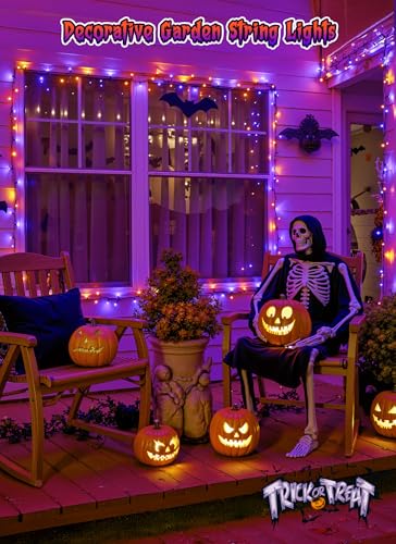 2 Pack Solar Halloween Lights (144 Foot)