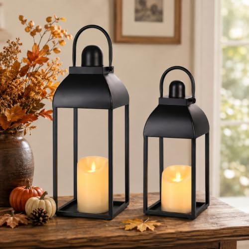 Lanterns Decorative Outdoor Indoor (2 Count)