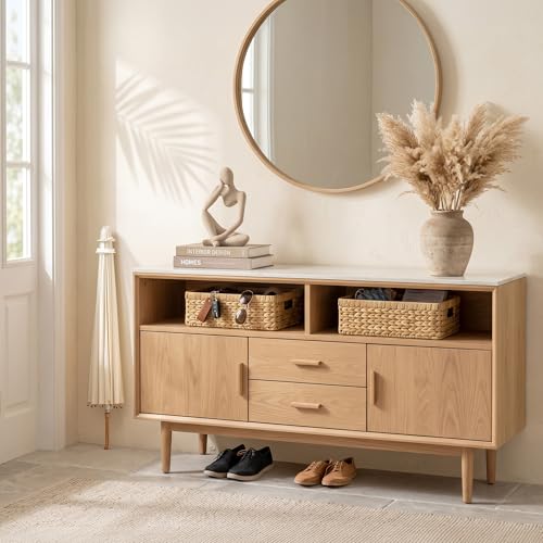 Wicker Storage Baskets for Shelves (2 Count)