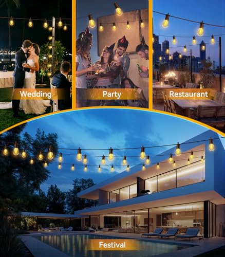 Outdoor String Lights Patio LED