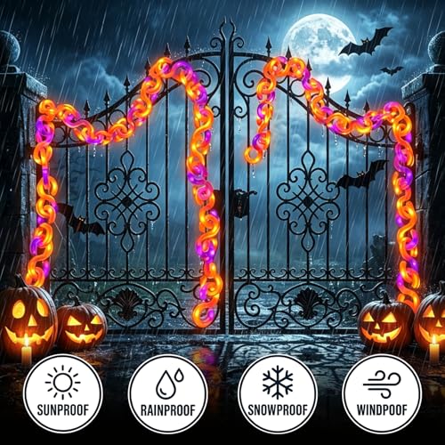 10 ft Halloween Chain Lights