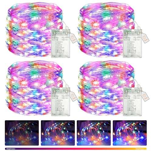 4 Pack Fairy Lights Battery Operated