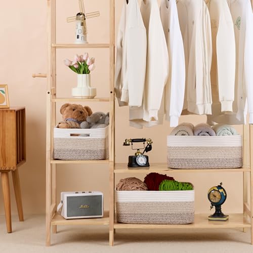 Large Storage Baskets for Shelves (2 Count)