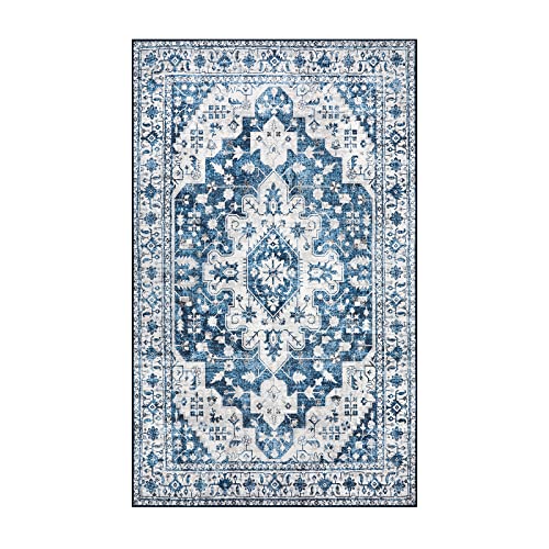 Ultra Thin Washable Vintage Area Rug