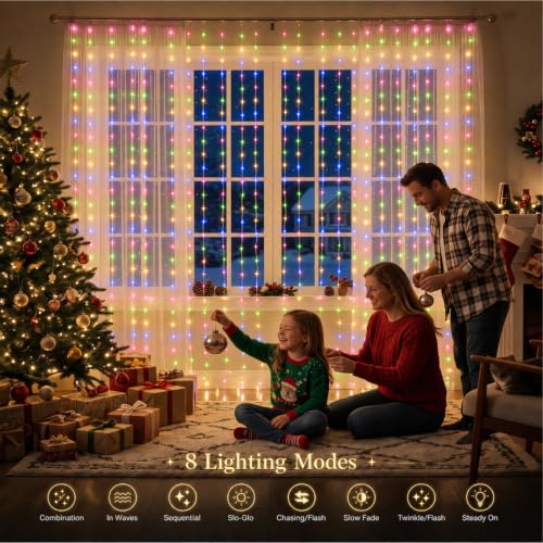 300LED Fairy Curtain Lights