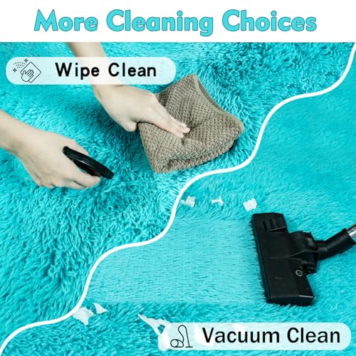 Super Soft Fluffy Rug for Living Room Bedroom Modern Shaggy Fuzzy Kids for Living Room