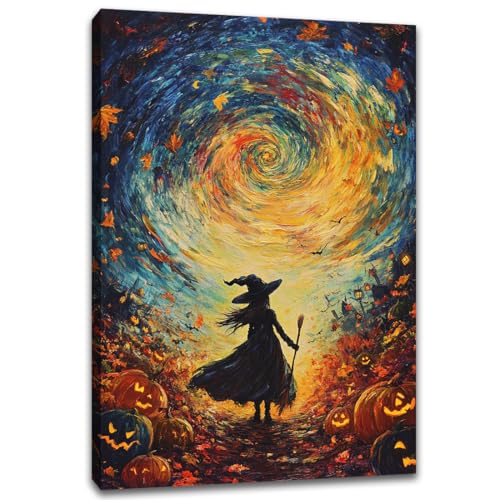 Halloween Autumn Witchy Decor Wall Art Prints