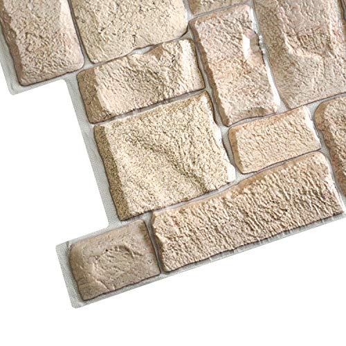 PG7005 Beige Faux Limestone (5.61 Sq Ft)