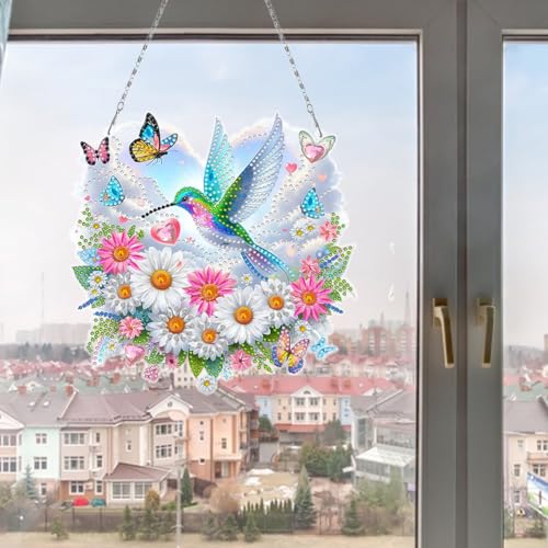 Flowers Hummingbird Diamond Art Kits