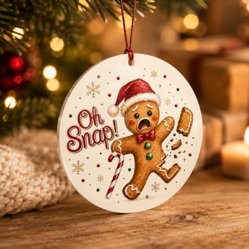 Funny Gingerbread Man Ornament