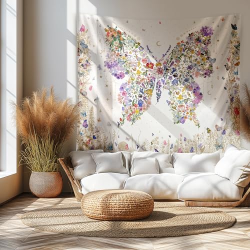 Butterfly Tapestry Wall Hanging Cute