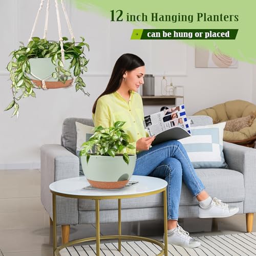 Self Watering Hanging Planters 2 Pcs (2 Count)