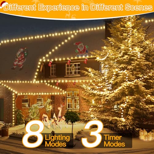 Christmas Lights 800 LED 262 FT Plug in (262 Foot)