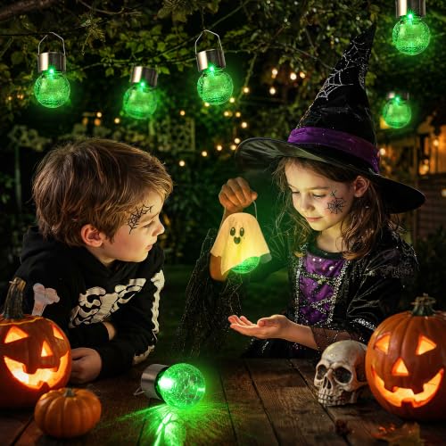 Halloween Solar Lights Outdoor Solar Hanging Lanterns Outside 12PC (12 Count)