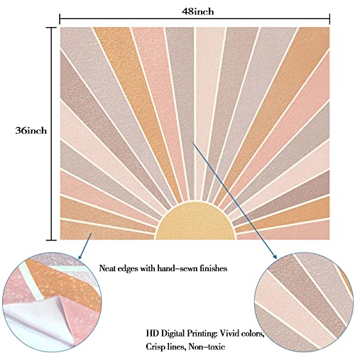 Boho Sun Tapestry Wall Hanging