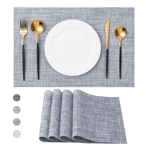 Placemats Set of 4 Washable Indoor (4 Count)