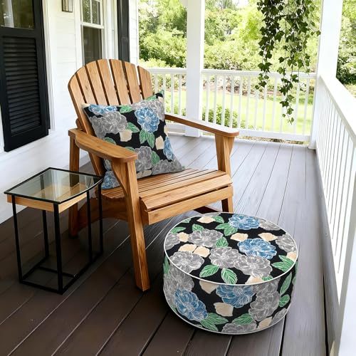 Inflatable Stool Ottoman Footrest with Handle