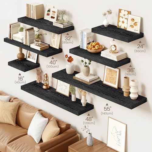 Floating Shelves 9 inch Deep 36”Long Set of 2 (2 Count)