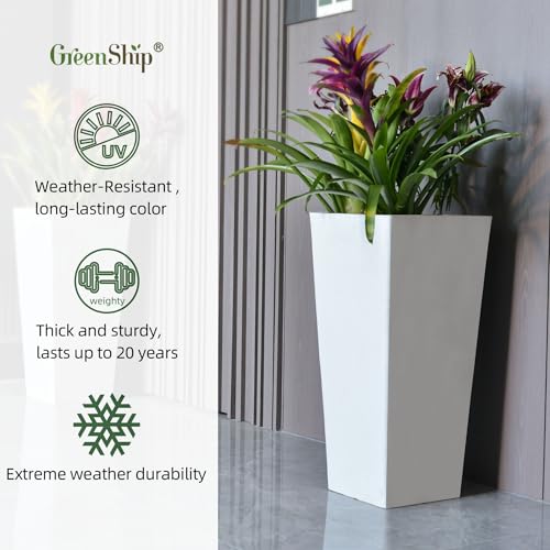 27 Inch Tall Planters Set of 2 (2 Count)