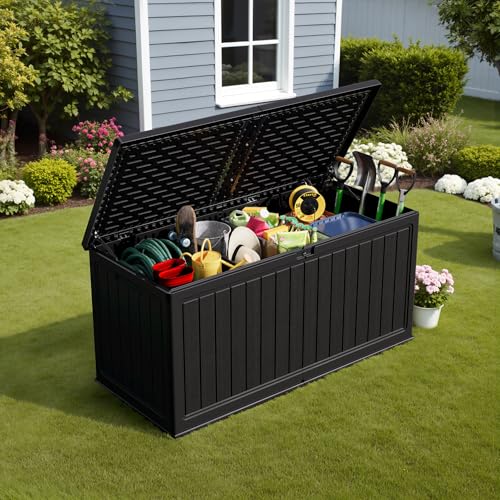 HDPE 260 Gallon Deck Box Double
