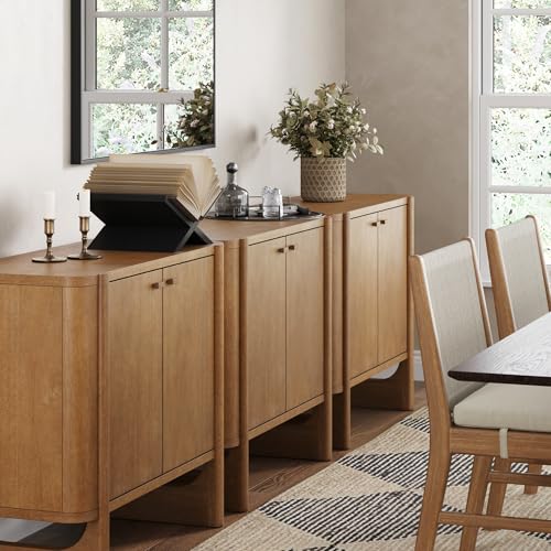 Solace Mid Century Modern Cabinet (3 Count)