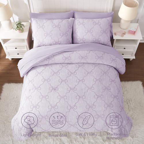 Twin Comforter Set with Sheets for Girls