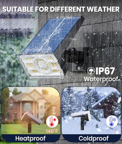 Solar Spot Lights Outdoor (4 Count)