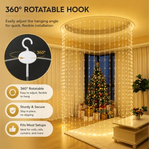 300LED Fairy Curtain Lights