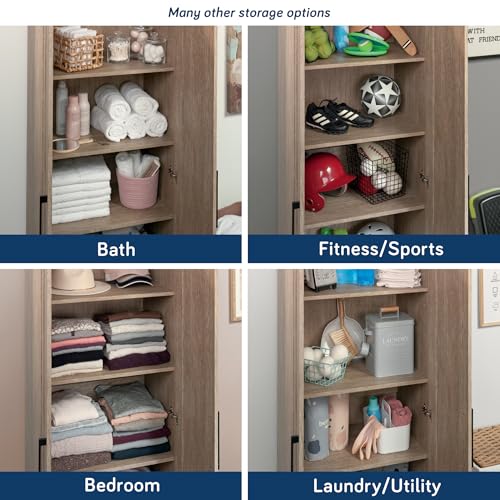 HomePlus Kitchen Pantry Storage Cabinet with Adjustable Shelves