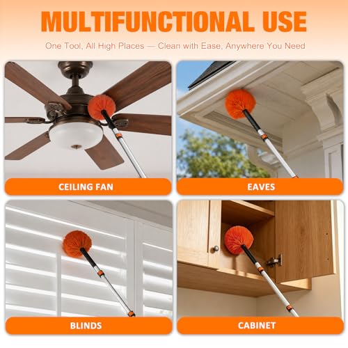 30FT Cobweb Duster with Extension Pole