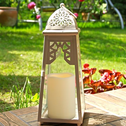 2 Pack 4" x 6" Waterproof Outdoor Flameless Candles with Remote and Timer (2 Count)