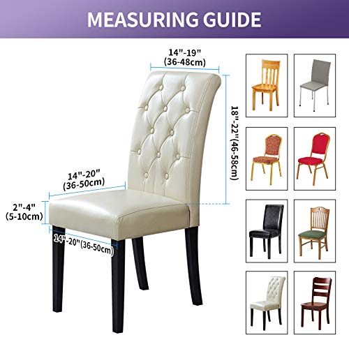 Chair Covers for Dining Room Set of 2