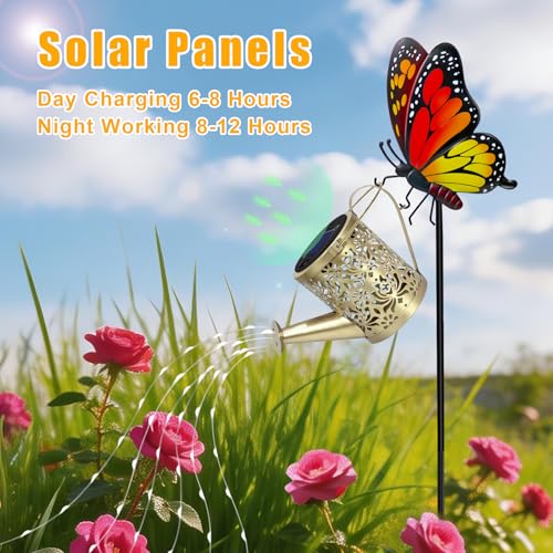 Solar Garden Lights Outdoor Decor (2 Count)