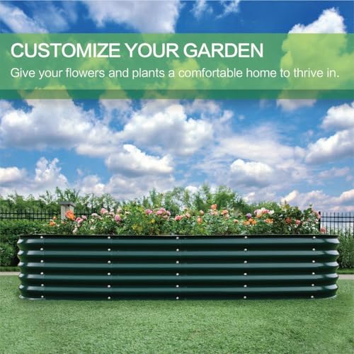 Gardmax Galvanized Raised Garden Bed