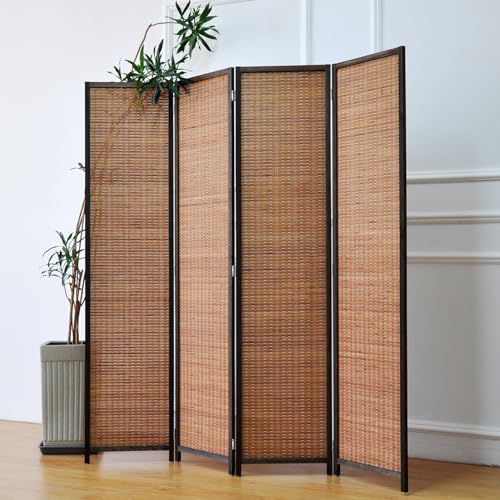4 Panel Bamboo Room Divider (4 Count)