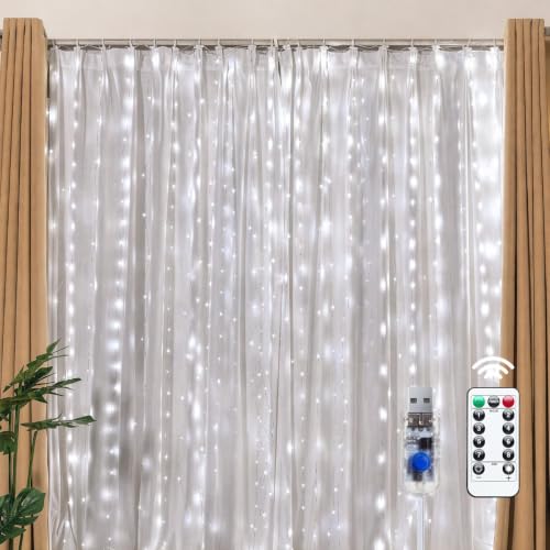 300 LED Fairy Curtain Lights