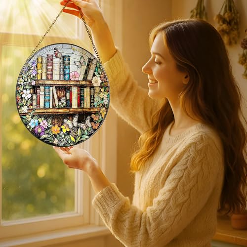 8'' Stained Glass Suncatcher Ornament