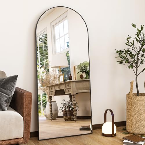 56"x21" Arched Full Length Mirror Floor Mirrors