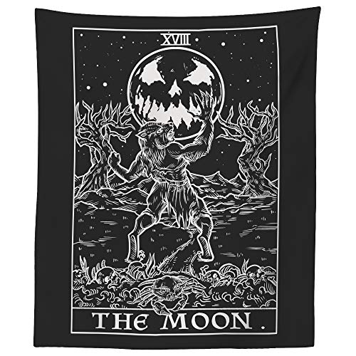 The Moon Tarot Card Tapestry