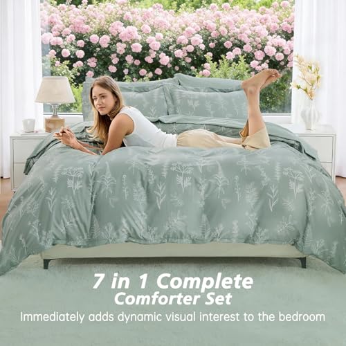 King Comforter Set 7 Pieces