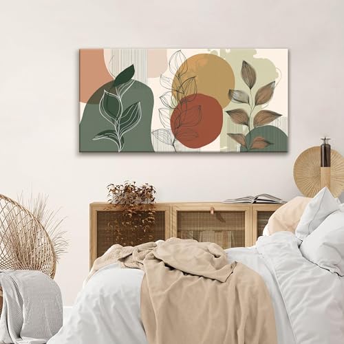 Abstract Boho Wall Art Decor Modern Canvas Art Wall For Living Room 20"X40"