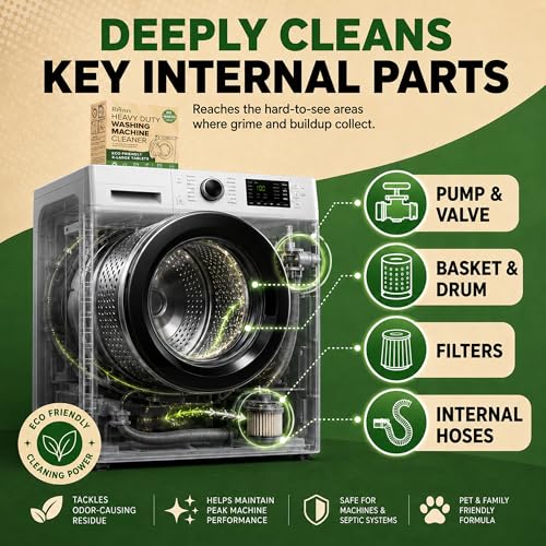 Washing Machine Cleaner + Dishwasher Cleaner Bundle (18 Count)