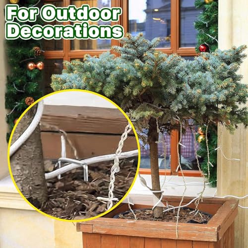 6 Inch Garden Stakes Galvanized Landscape Staples
