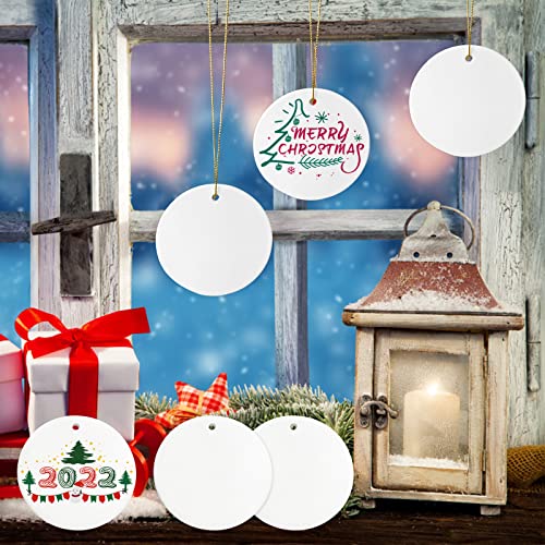 Sublimation Ceramic Ornament Blanks
