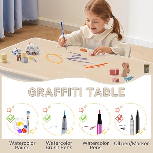 Kids Study Table and Chairs Set